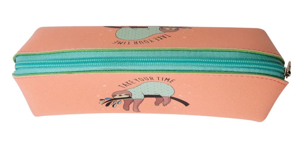 Sleepy Sloth Zipper Case