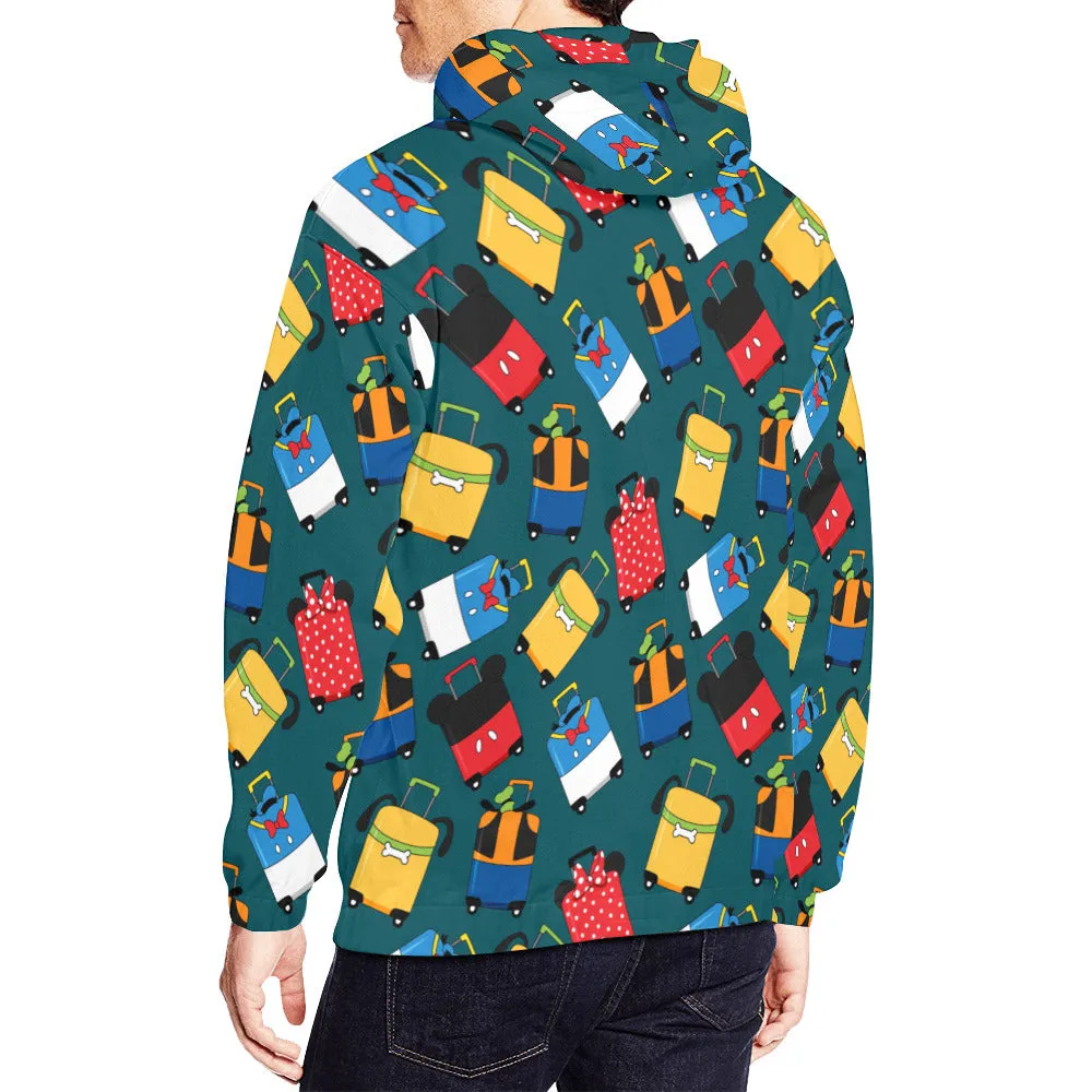 Suitcases Hoodie for Men