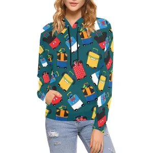 Suitcases Hoodie for Women