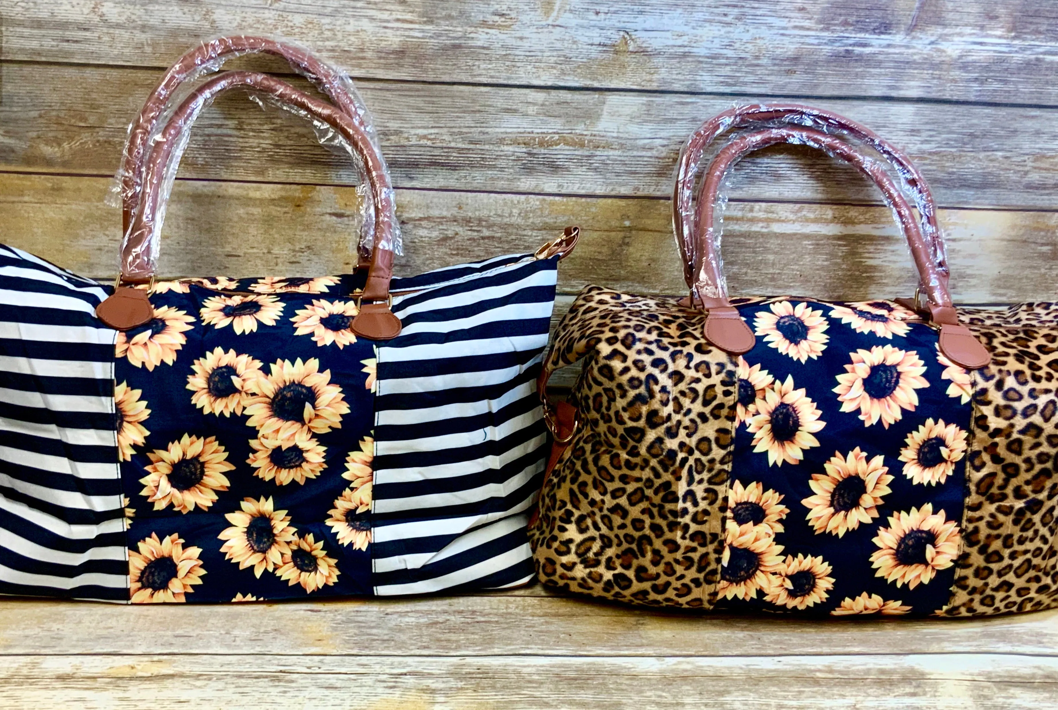 Sunflower Stripes and Leopard Weekender Collection