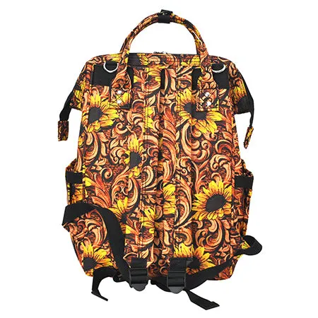 Sunlit Flourish NGIL Diaper Bag/Travel Backpack