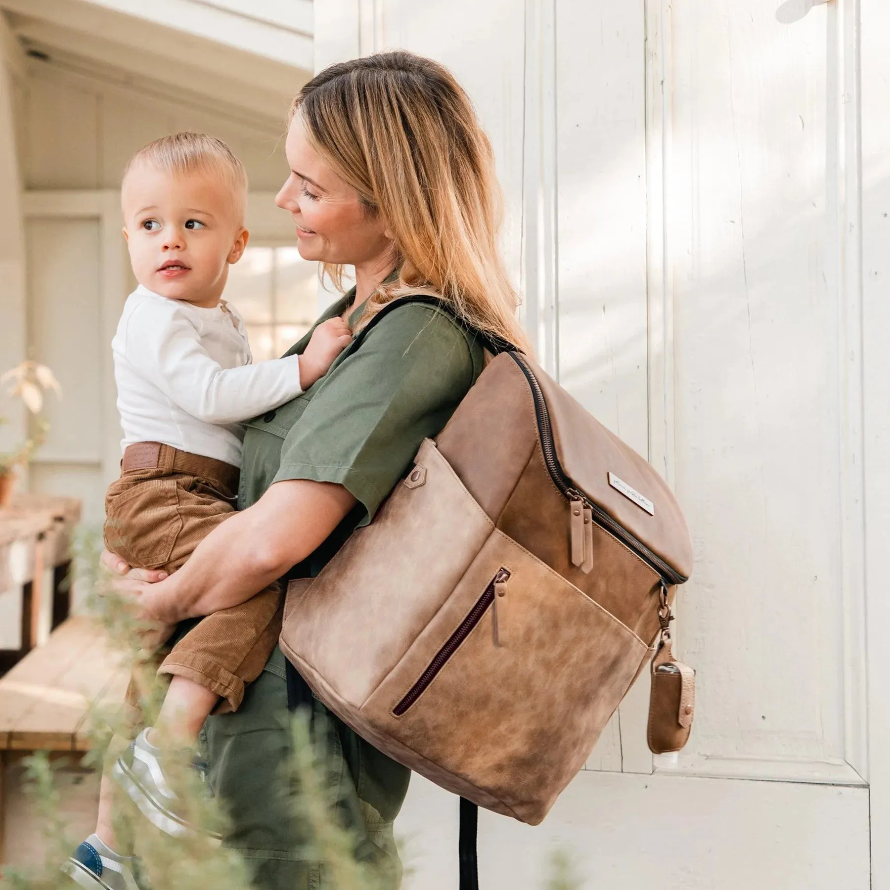 Tempo Backpack Nursey Bag - Brioche