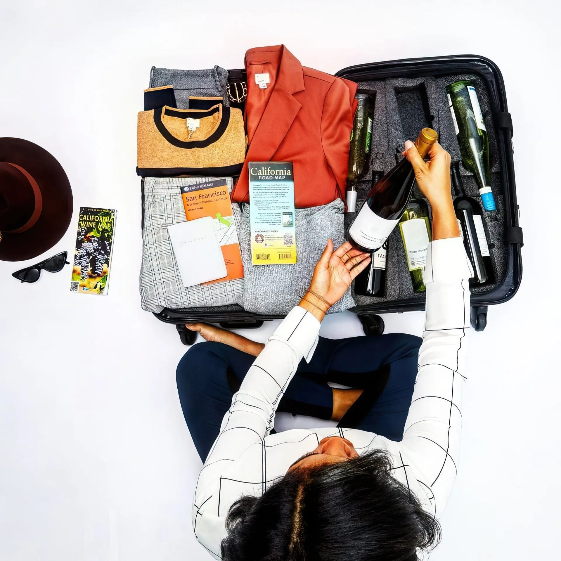 Wine & Spirits Travel Suitcase