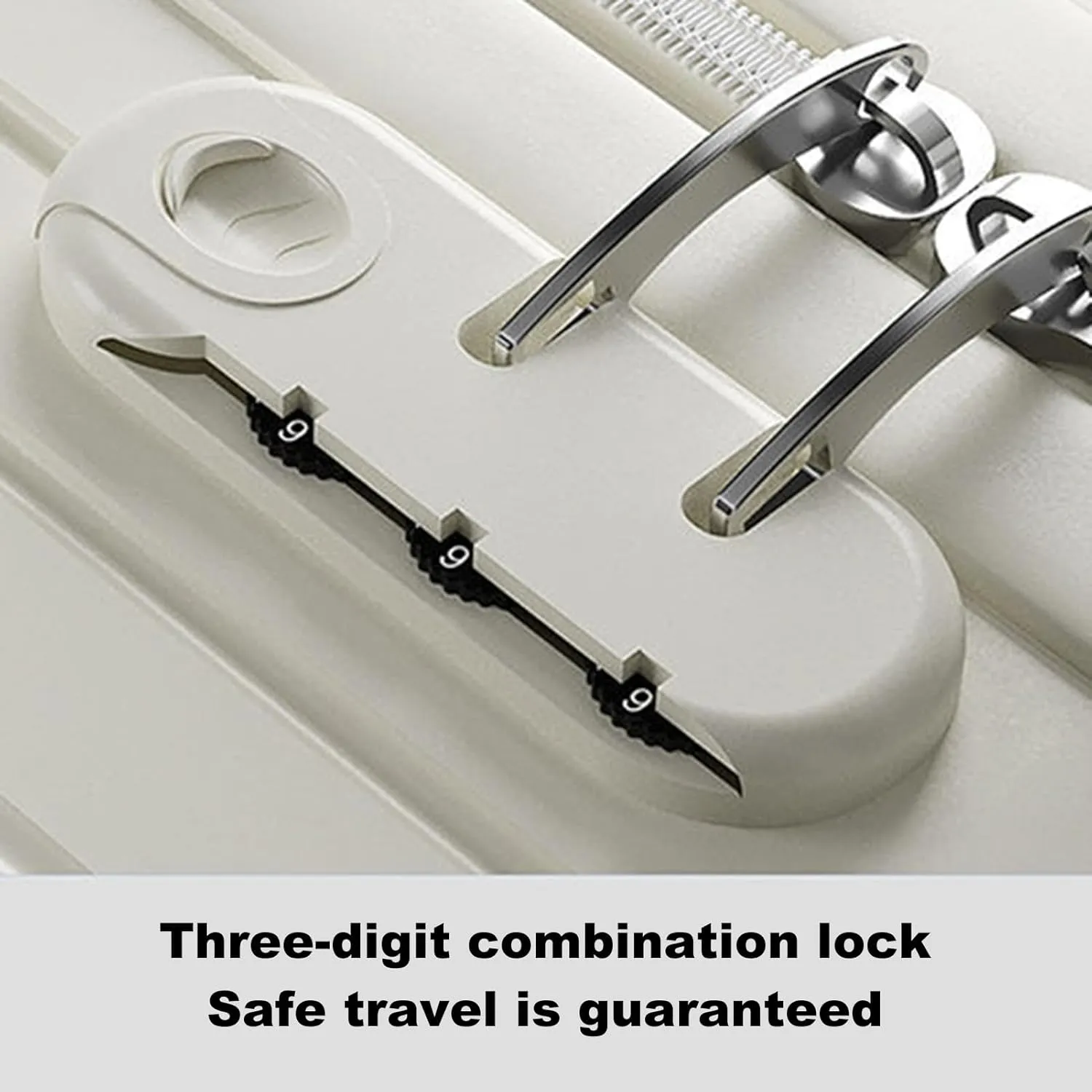 YOXIER Luggage,Carry on Luggage,Carry on Luggage with Wheels,20in Hardside Spinner Wheel Luggage, Built-in TSA Lock Carry on Suitcase, with Cup Holder & USB Port & Phone Holder White 20Inch